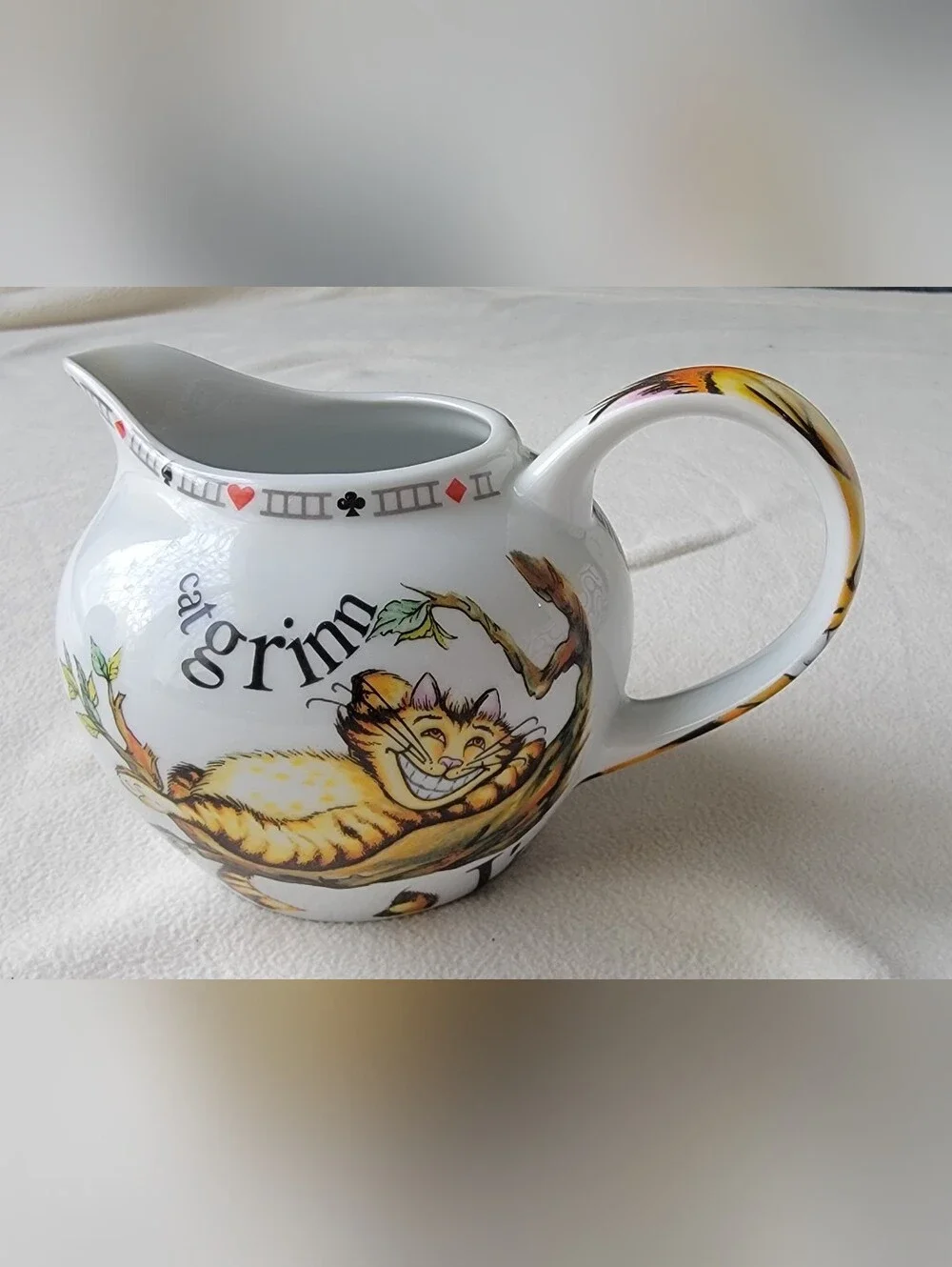 Cheshire Cat Illustrated Creamer